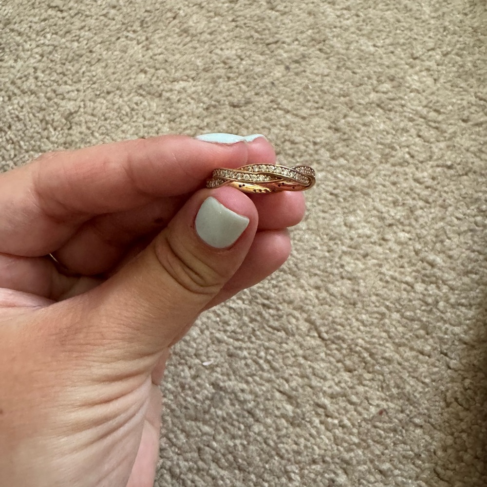 Pandora Rose Gold Twist Ring